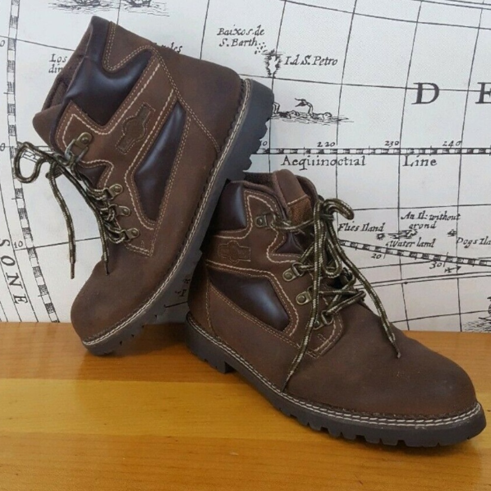 11 Earth Shoe Leather lace up hiking boots Jasper